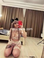 Hard Double Hole Stretching Slut